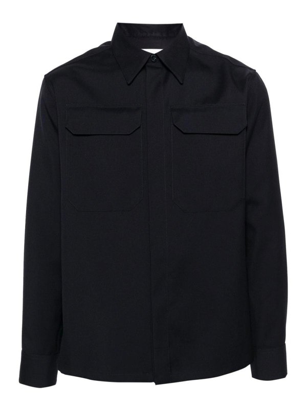 JIL SANDER: Hemden - Hemd - Blau