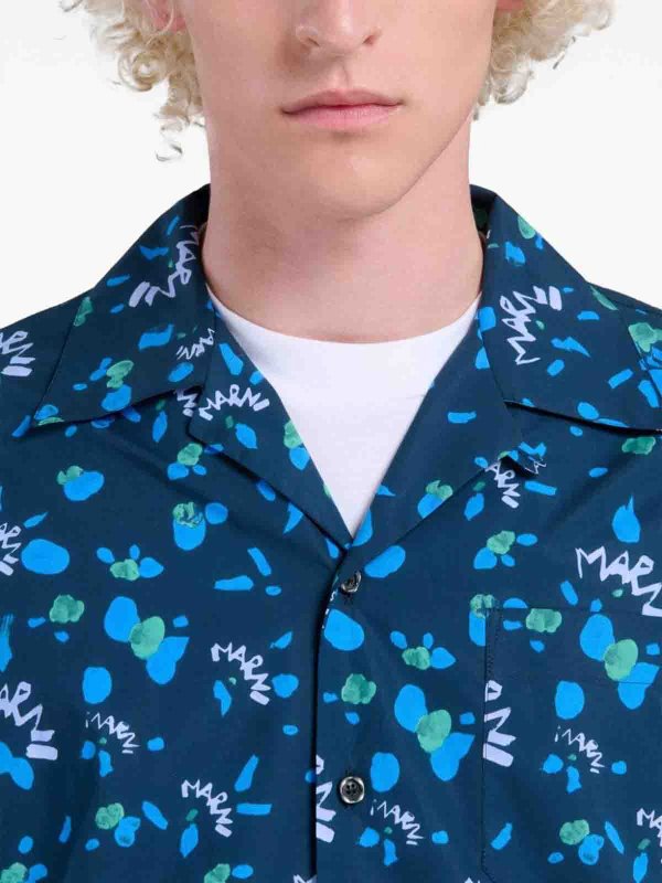 Marni: Camisas online - Camisa - Azul