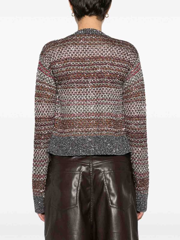 Zigzag pattern short cardigan shop online: MISSONI