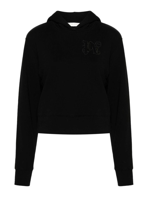 Palm Angels: Sweatshirts und Pullover - Sweatshirt - Schwarz