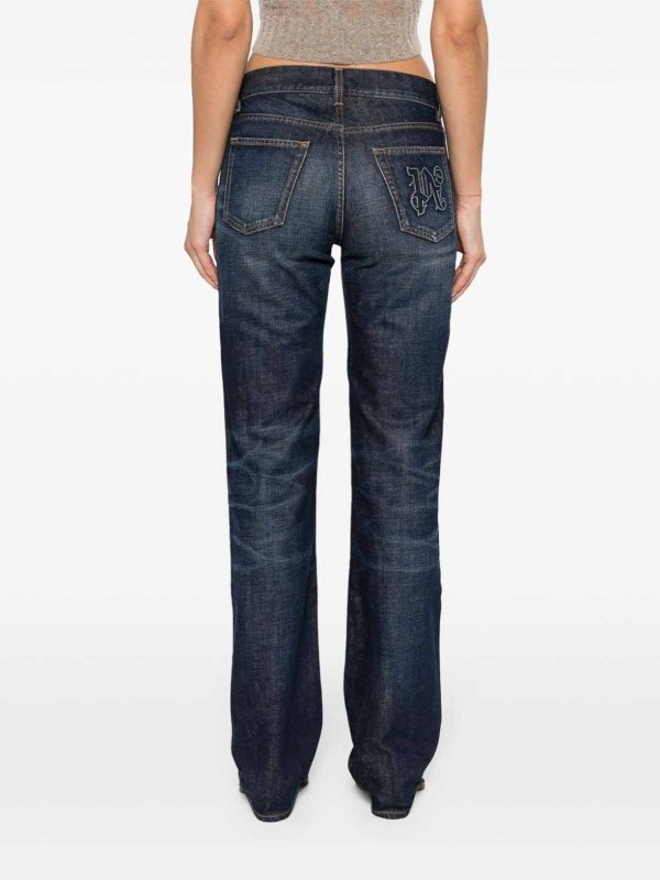 The Best Shops Palm Angels: bootcut jeans - Straight leg denim jeans