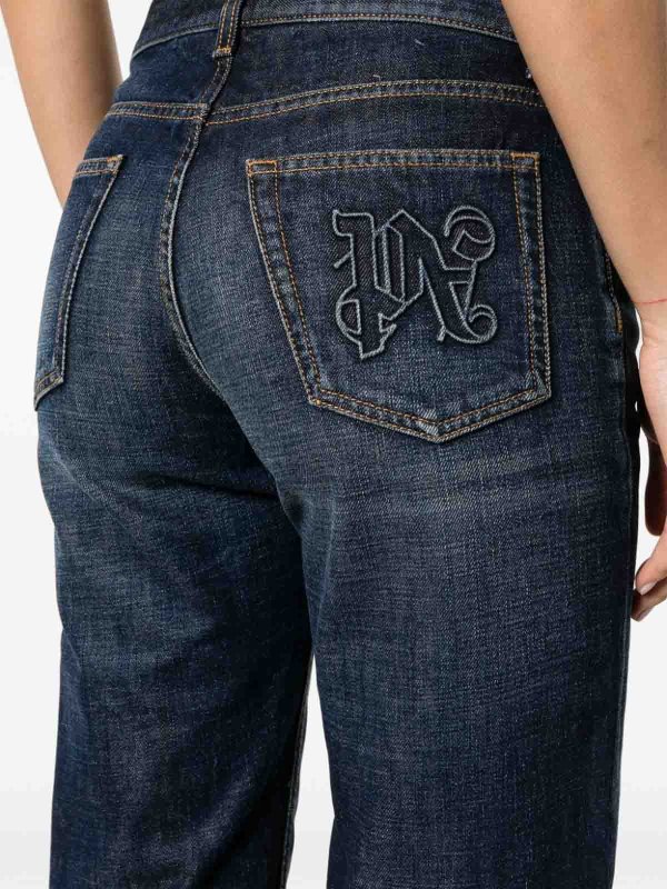 Palm Angels buy online Straight leg denim jeans