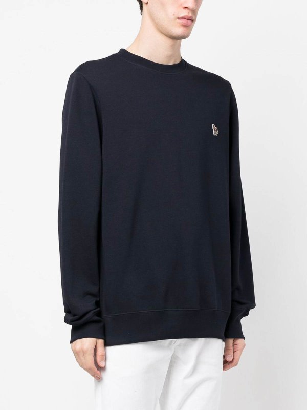 PS BY PAUL SMITH buy online Zebra logo cotton sweatshirt