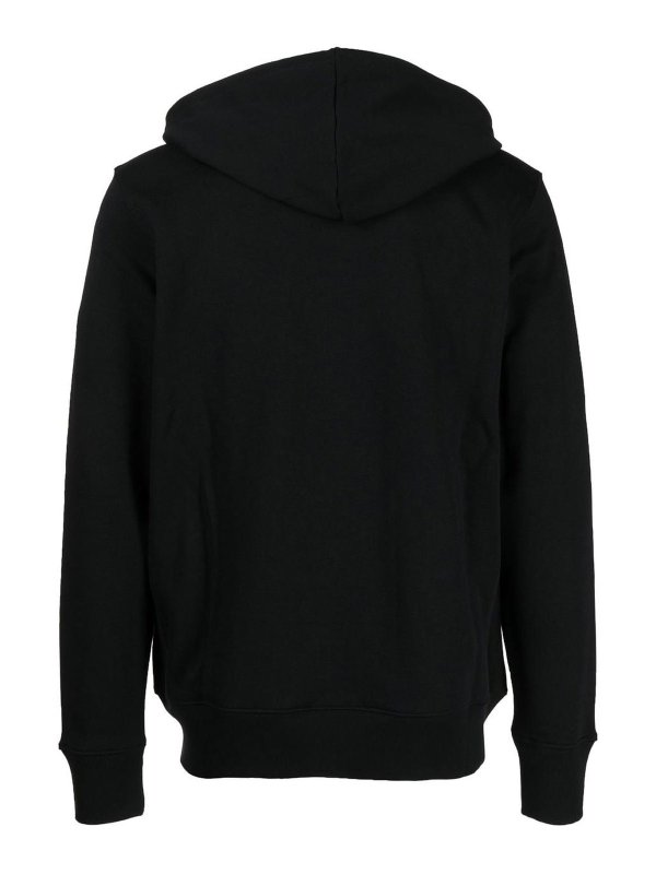 PS BY PAUL SMITH: Sweatshirts & Sweaters online - Zebra logo cotton zip-up hoodie