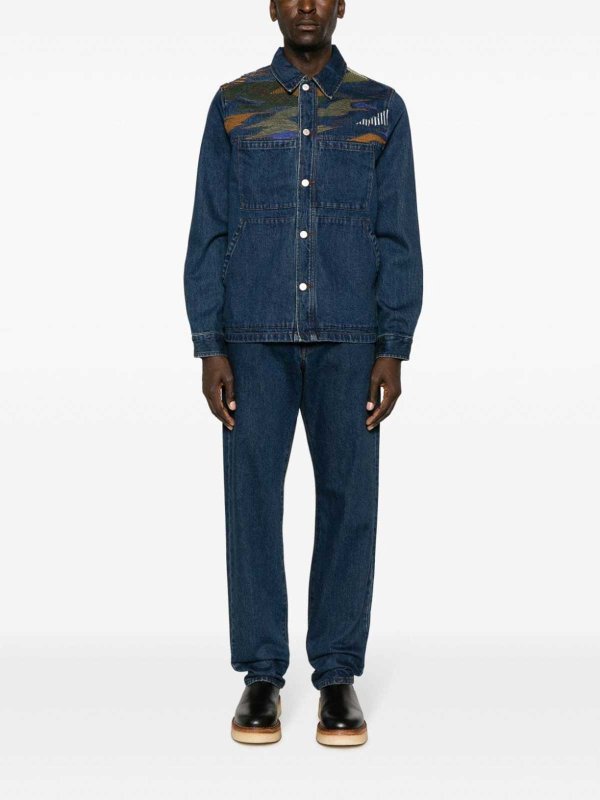 PS BY PAUL SMITH buy online Printed denim jacket