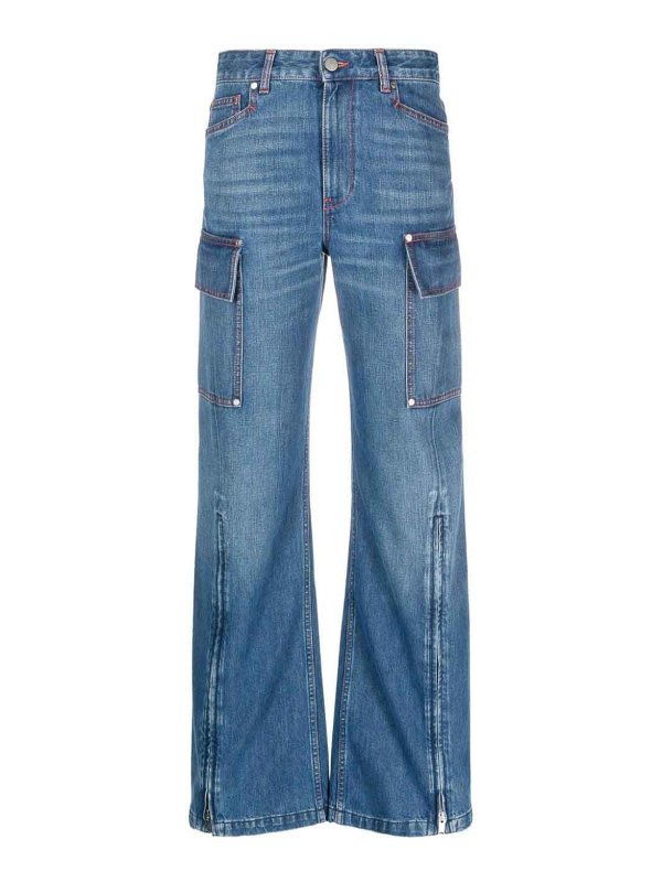 STELLA McCARTNEY: Bootcut - Bootcut Jeans - Blau