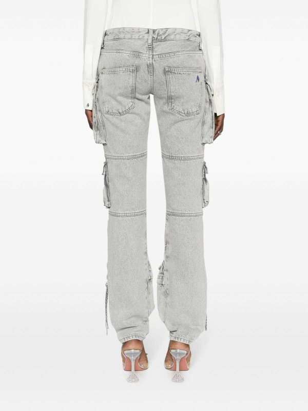 The Best Shops The Attico: bootcut jeans - Essie denim cargo jeans