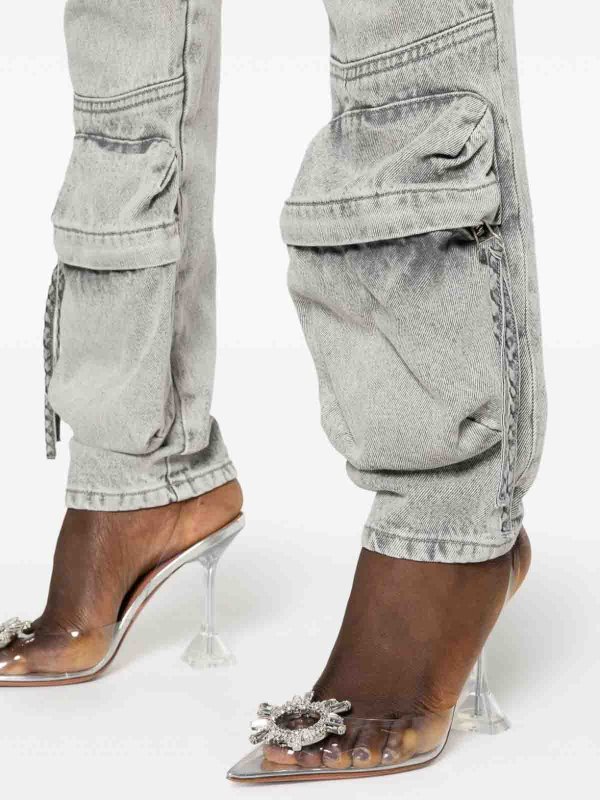 The Attico buy online Essie denim cargo jeans