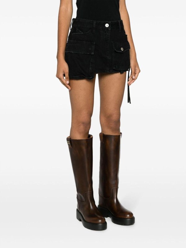 The Attico buy online Fay denim mini skirt