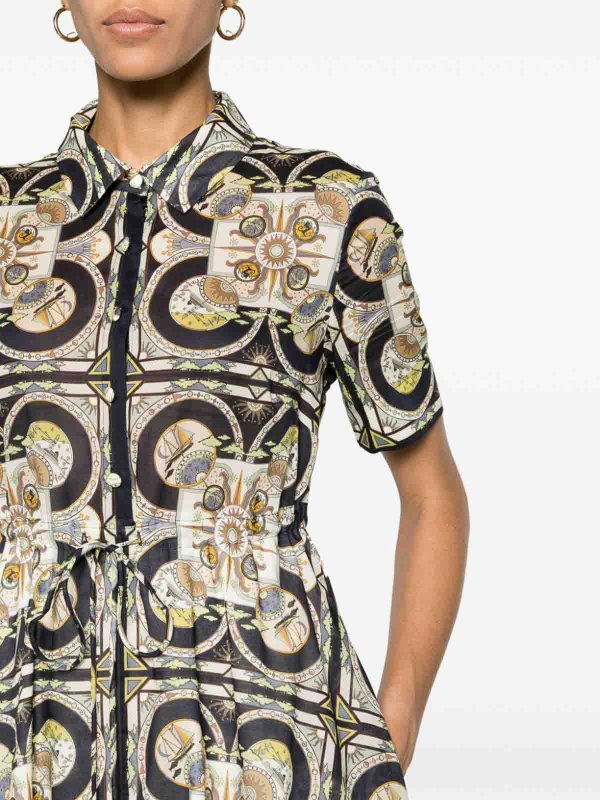 TORY BURCH: Jupes midi et au genou online - Jupe Midi - Beige