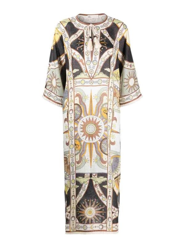 TORY BURCH: Ropa de playa   - Chal - Azul