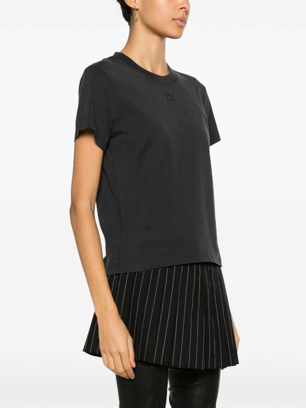 Courreges: Camisetas online - Camiseta - Gris