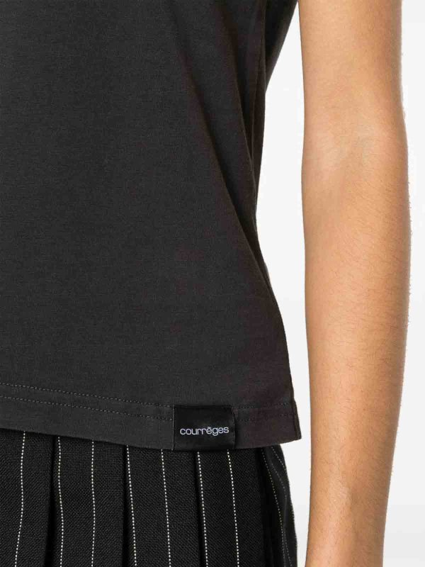 The Best Shops Courreges: Camisetas - Camiseta - Gris