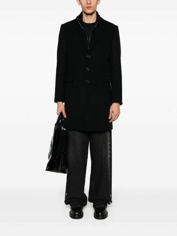 ショートコート - 黒 shop online: EMPORIO ARMANI