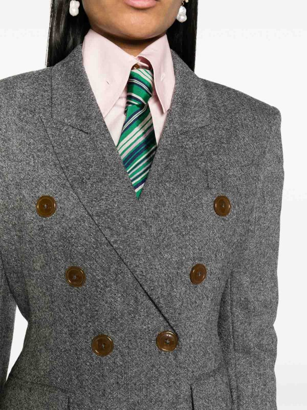 The Best Shops VIVIENNE WESTWOOD: casual jackets - Wool double-breasted jacket