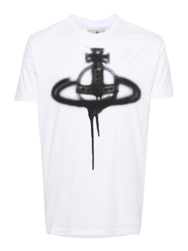 VIVIENNE WESTWOOD: T-shirts - T-Shirt - Weiß