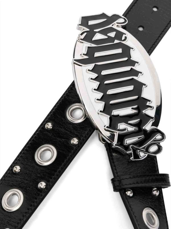 DSQUARED2: belts online - Gothic logo leather belt