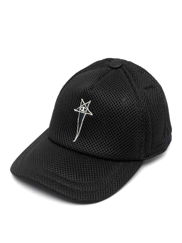 RICK OWENS: hats & caps - Logo baseball hat