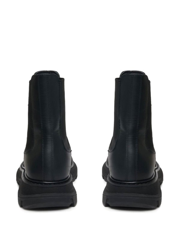 ALEXANDER MCQUEEN: boots online - Leather chelsea boots