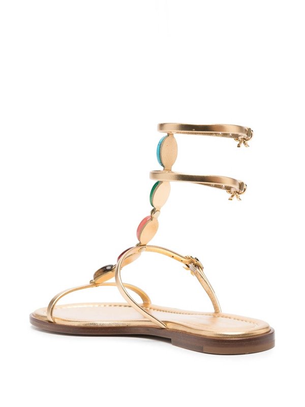 Shanti leather sandals shop online: Gianvito Rossi