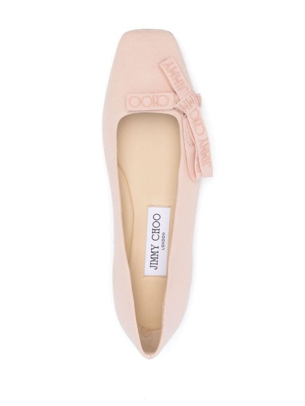 The Best Shops JIMMY CHOO: flat shoes - Veda linen ballet flats