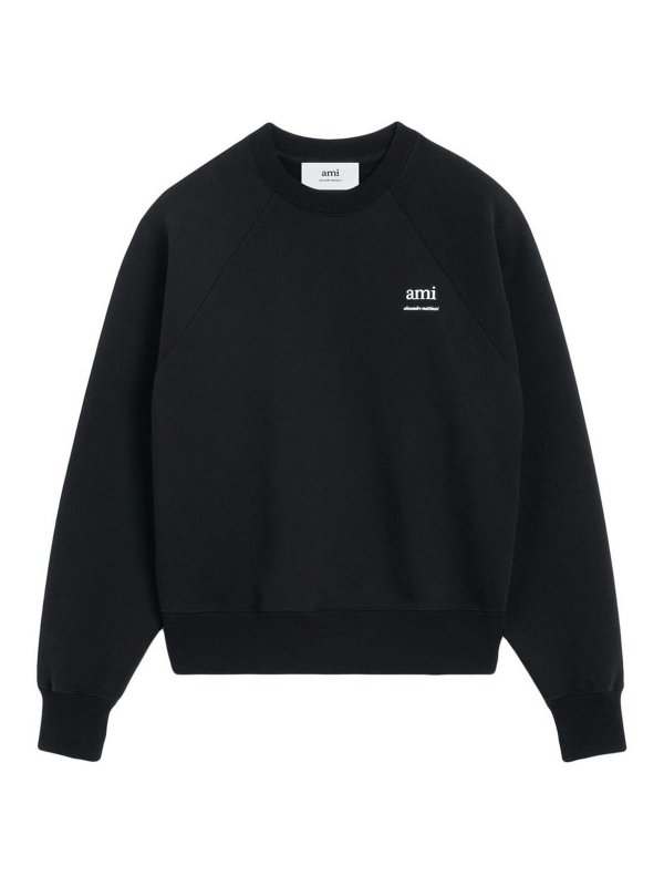 AMI PARIS: スウェット＆セーター - スウェットシャツ/セーター - 黒