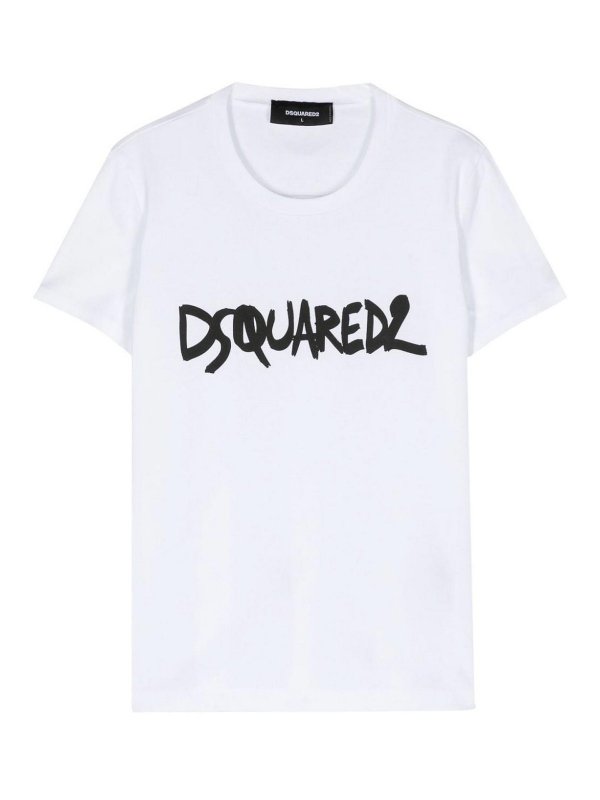 DSQUARED2: T-shirts - T-Shirt - Blanc