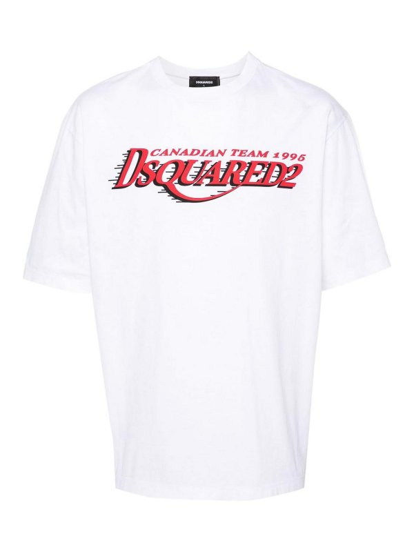 DSQUARED2: T-shirts - T-Shirt - Weiß