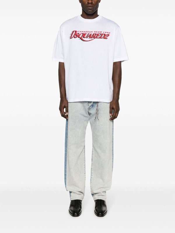 DSQUARED2: T-shirts online - T-Shirt - Weiß