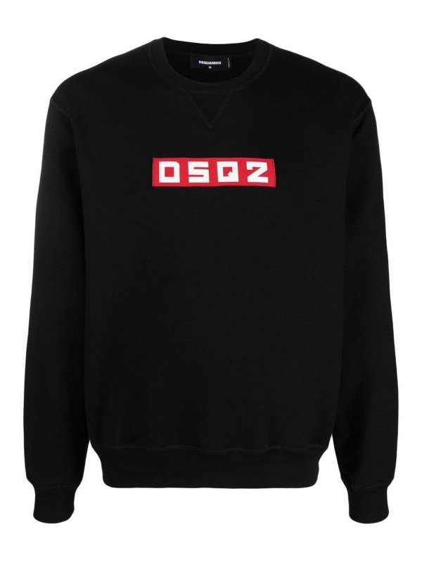 DSQUARED2: Sweatshirts und Pullover - Sweatshirt - Schwarz