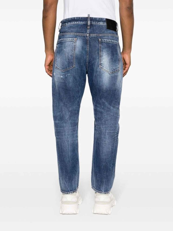 Bro ripped cropped jeans shop online: DSQUARED2