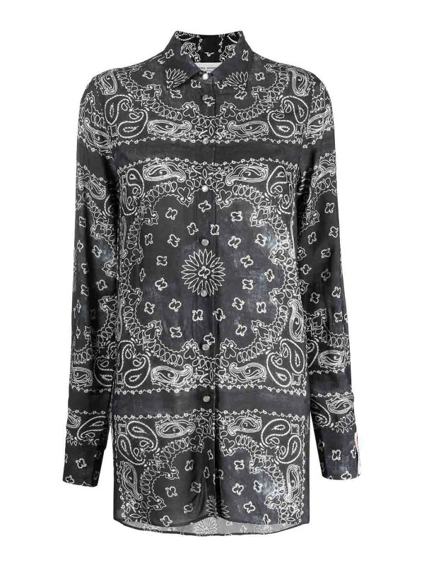 GOLDEN GOOSE: Camisas - Camisa - Gris Oscuro