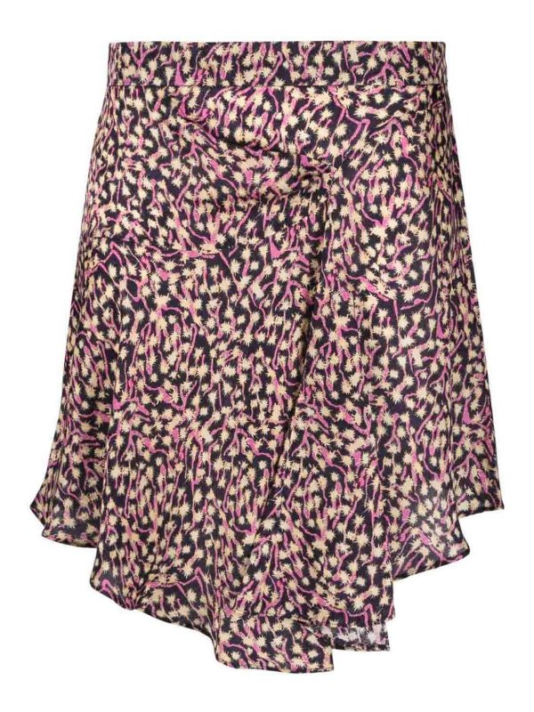ISABEL MARANT: Knee length skirts & Midi - Selena asymmetric draped skirt