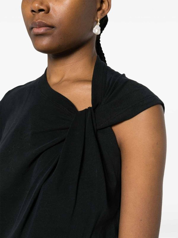 ISABEL MARANT buy online Asymmetric organic cotton t-shirt