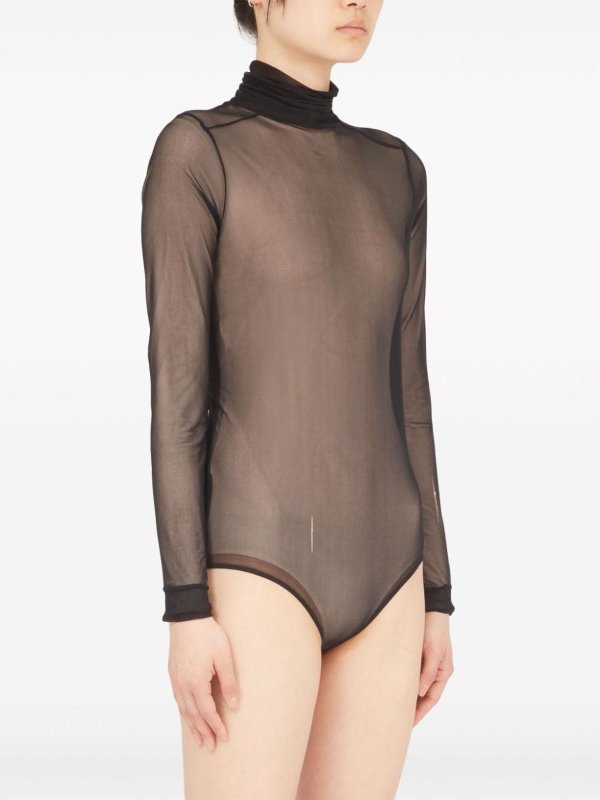 Maison Margiela buy online Four-stitch sheer bodysuit