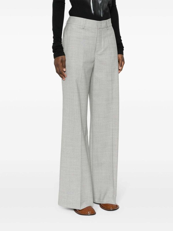 The Best Shops P.A.R.O.S.H.: casual trousers - Pressed-crease wide-leg pants