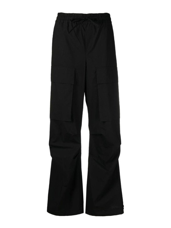 P.A.R.O.S.H.: casual trousers - Cargo-pockets cotton trousers