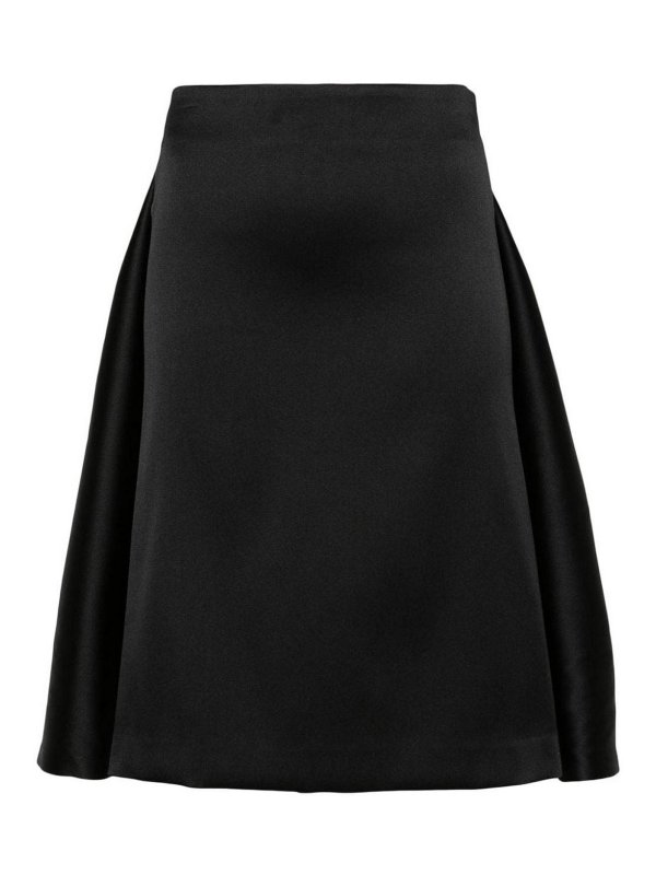 P.A.R.O.S.H.: ニーレングススカート＆ミディ丈 - 膝丈/ミディスカート - 黒