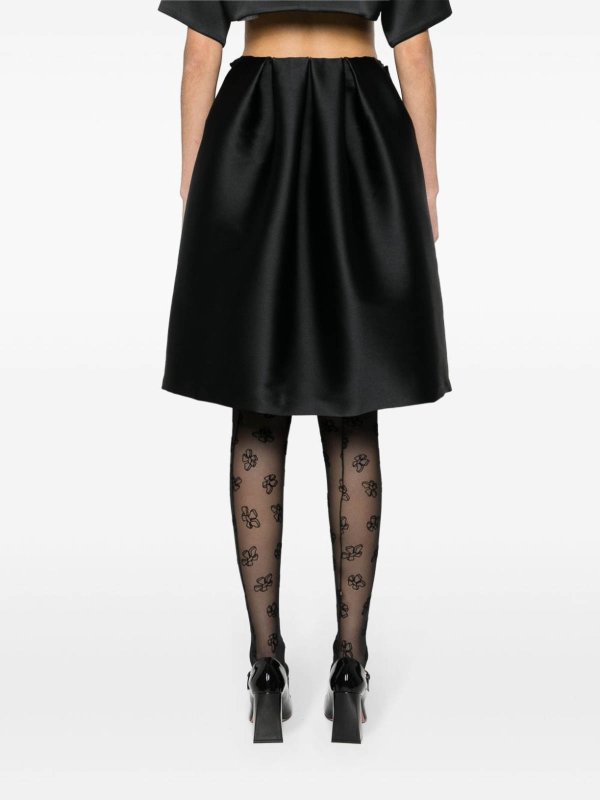 The Best Shops P.A.R.O.S.H.: ニーレングススカート＆ミディ丈 - 膝丈/ミディスカート - 黒