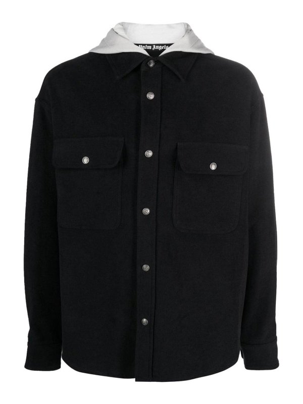 Palm Angels: カジュアルジャケット - カジュアルジャケット - 黒