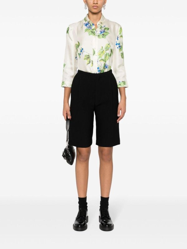 PRADA: shirts online - Floral-print shirt