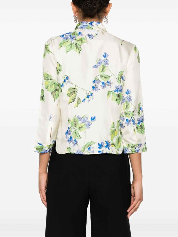 The Best Shops PRADA: shirts - Floral-print shirt