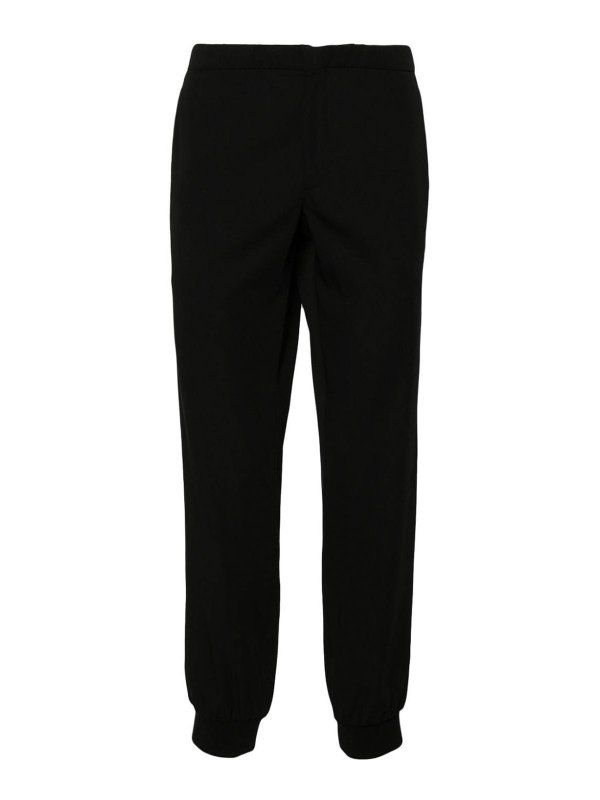 PRADA: casual trousers - Drawstring-waist tapered trousers