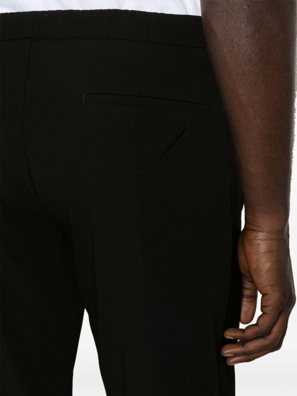 PRADA buy online Drawstring-waist tapered trousers