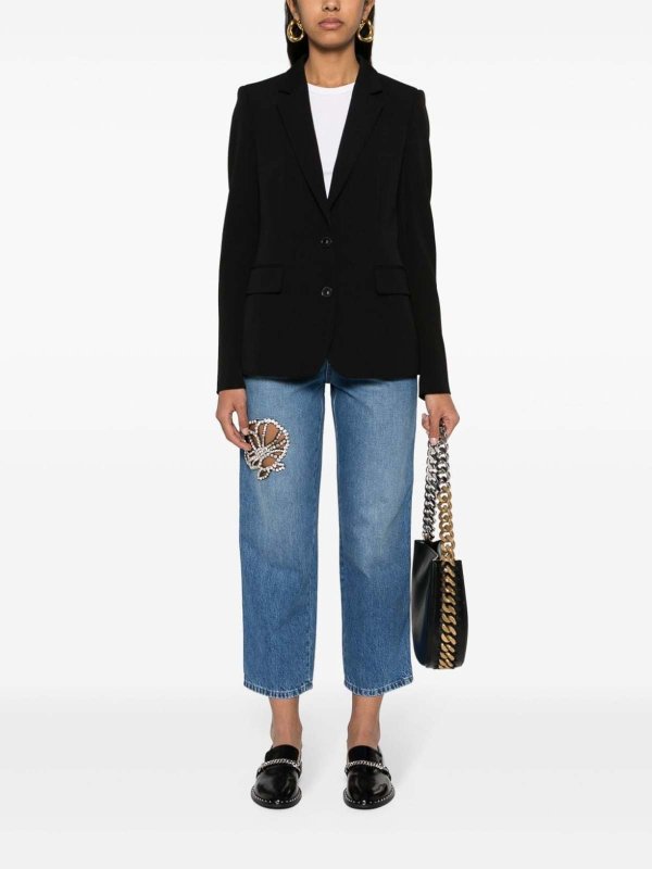 STELLA McCARTNEY: jeans bootcut online - Jeans decorati con cristalli