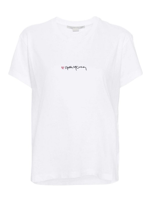 STELLA McCARTNEY: T-shirts - T-Shirt - Weiß