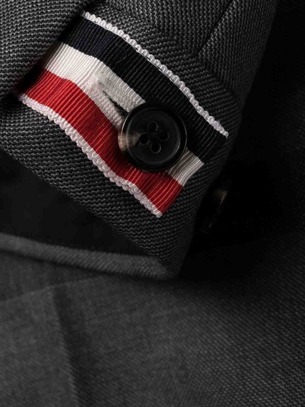 pantaloni casual shop online Pantaloni cropped 4 barre di Thom Browne