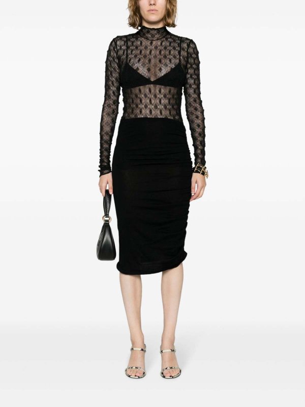 ISABEL MARANT: Tops & Tank tops online - Toxani mock-neck lace top