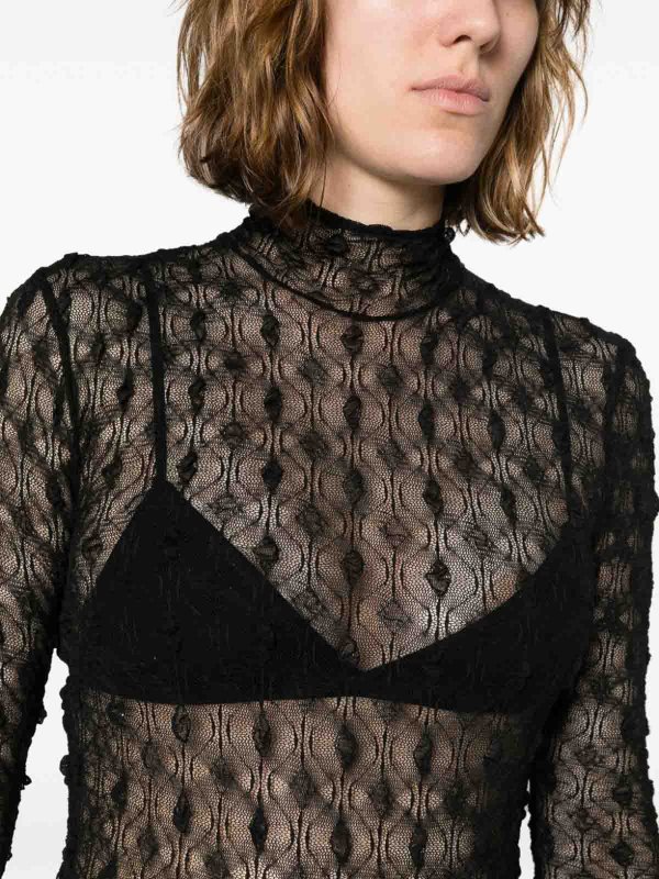 ISABEL MARANT buy online Toxani mock-neck lace top