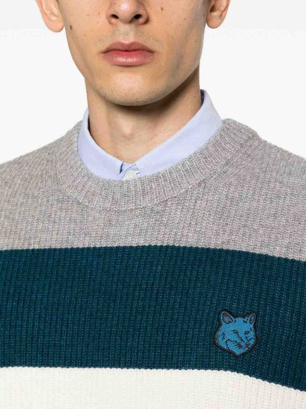 MAISON KITSUNÉ buy online Suéter Cuello Redondo - Multicolor